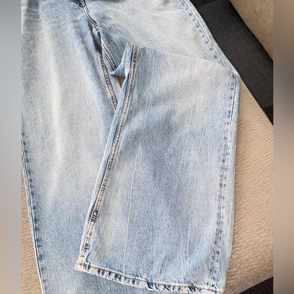 ZARA Medium Wash Denim Jumpsuit - Size XL - NEW - Picture 8 of 13